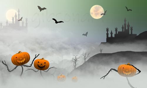 A fantasy Halloween illustration  ga