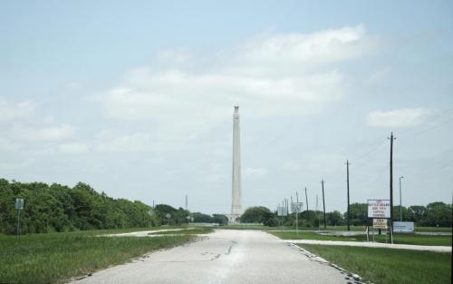 Approaching the San Jacinto Monument, Texas