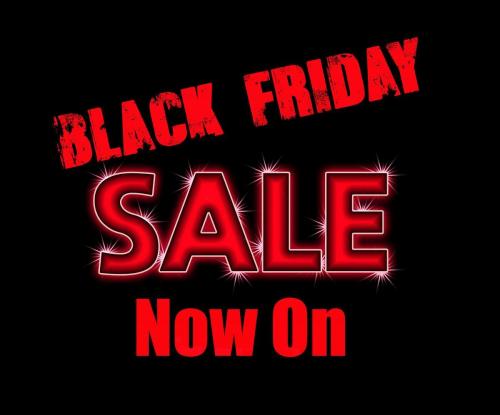 Black Friday sale now on with sparkle
