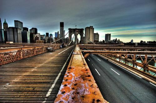 Brooklyn Brooklyn Bridge early morning 1