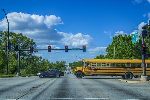 School-bus-at-Gregory-Blvd-intersection-Kansas-City-12x
