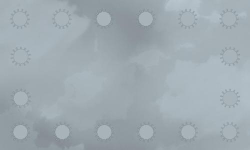 Silver gray textrured background with codi-19 icons forming an orderly border 2