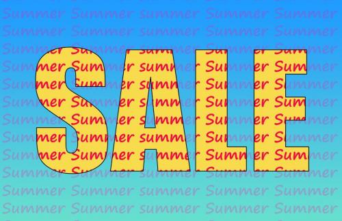 Summer in the word Sale