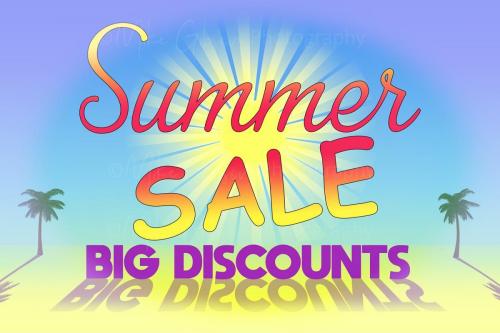 Summer sale big discounts